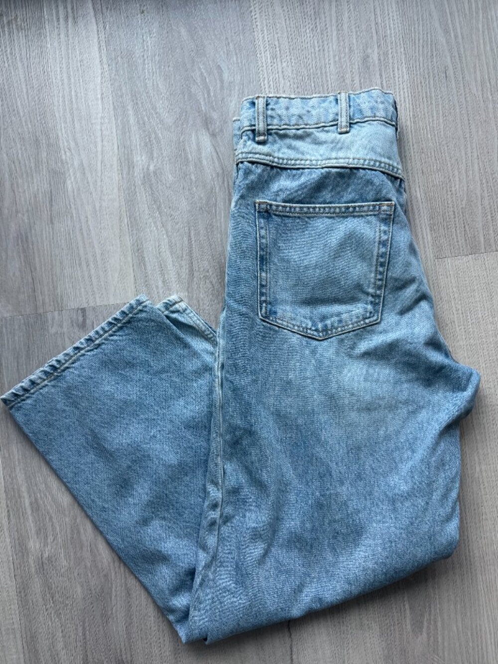 Zara x Barbie™ The Movie Straight-Leg Jeans — Light Wash — Size EU 38 / US 6 NWT - Picture 10 of 15